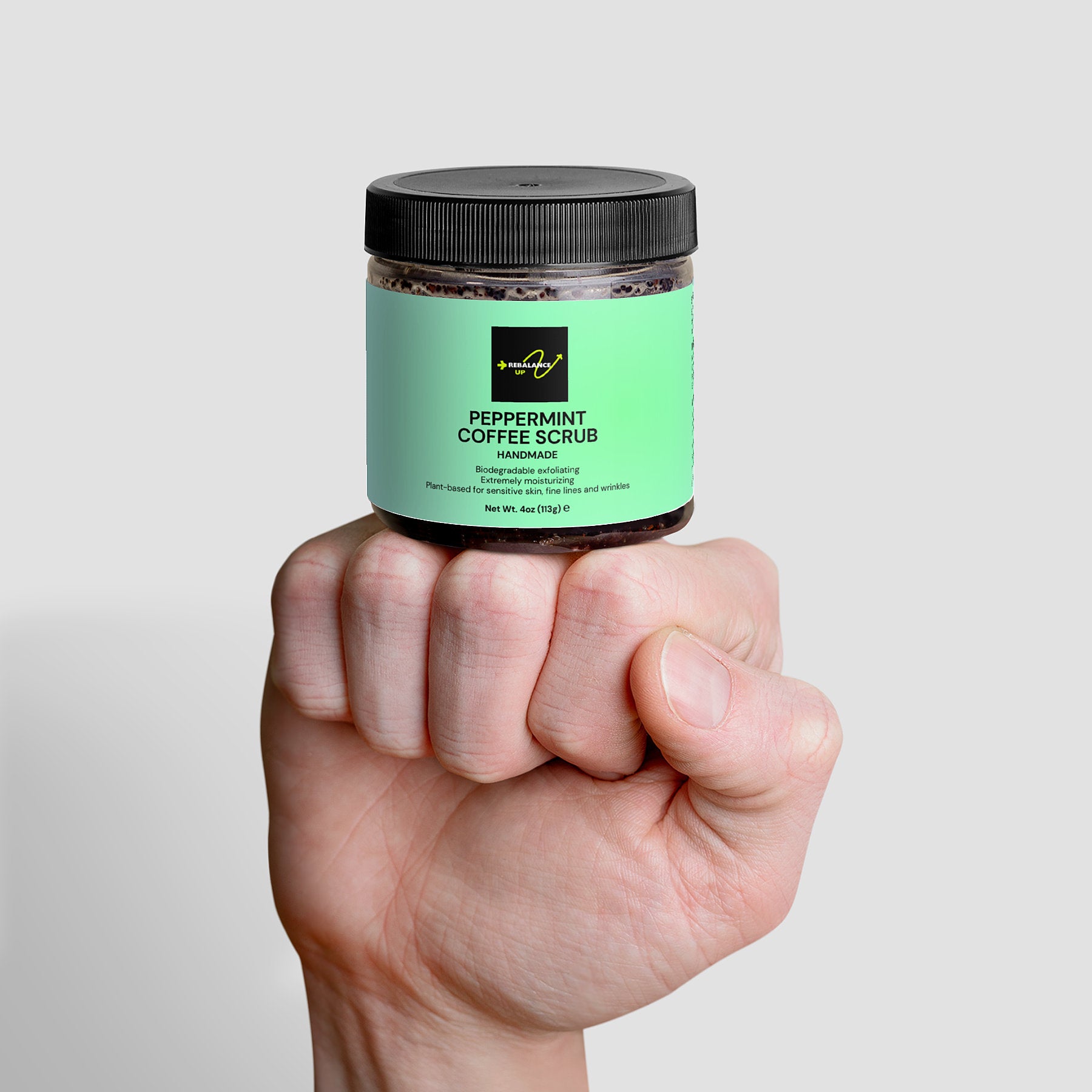 Peppermint Coffee Scrub