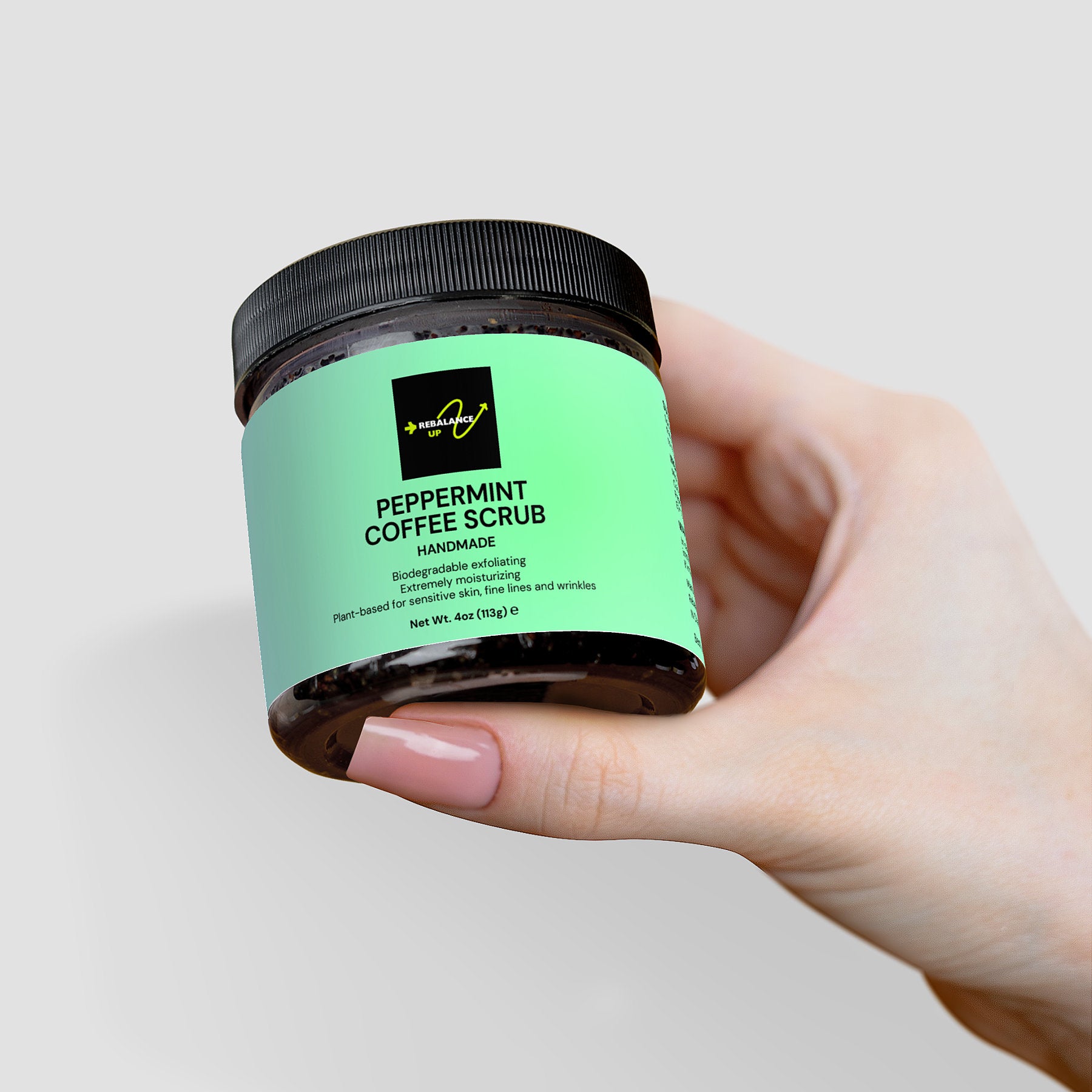 Peppermint Coffee Scrub