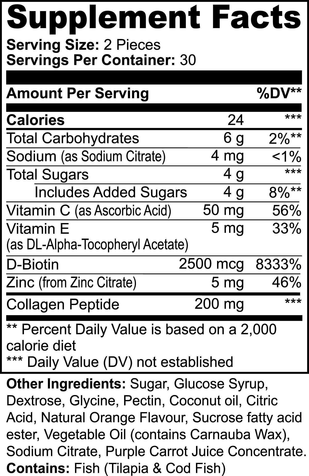 Collagen Gummies (Adult)